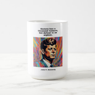 JFK John F. Kennedy Quote Motivational Inspiration Coffee Mug