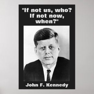 President KENNEDY Famous Quote Diversity Peace 13"×19" Inspirational Poster 