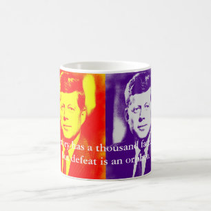 JFK John F. Kennedy Quote Victory Coffee Mug