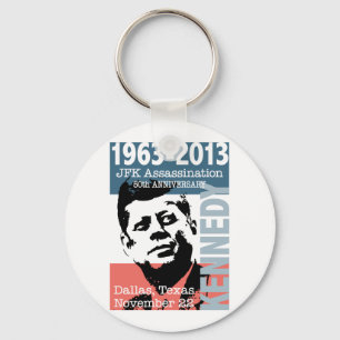 JFK Kennedy Assassination Anniversary 1963 - 2013 Keychain