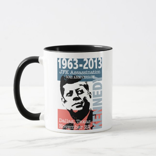 JFK Kennedy Assassination Anniversary 1963 - 2013 Mug (Left)