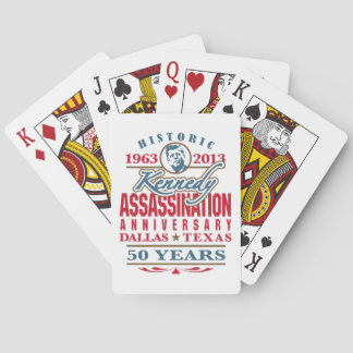 JFK Kennedy Assassination Anniversary 1963 - 2013 Poker Cards