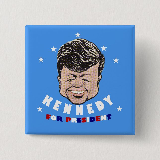 JFK: Kennedy for President Button (Front)