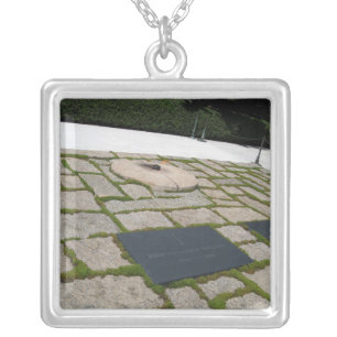 JFK Memorial Silver Plated Necklace