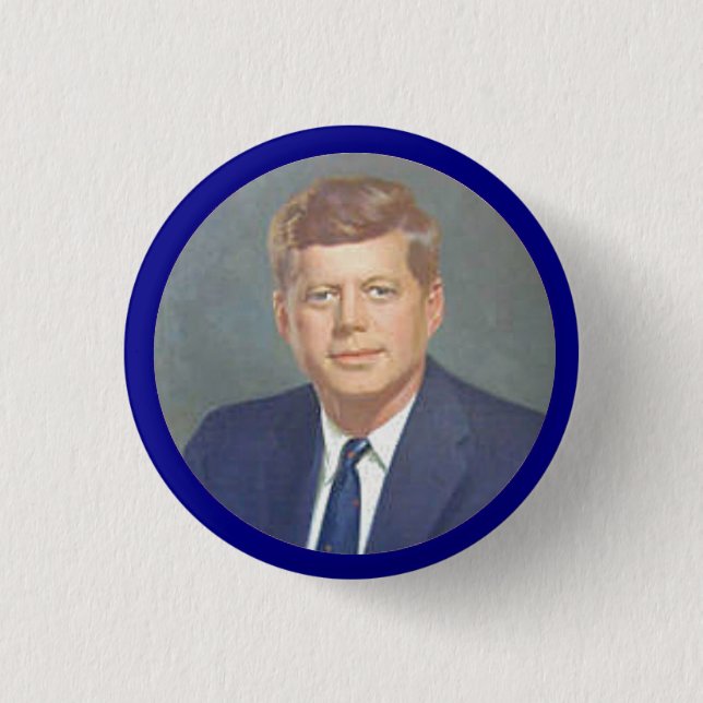 JFK PINBACK BUTTON (Front)