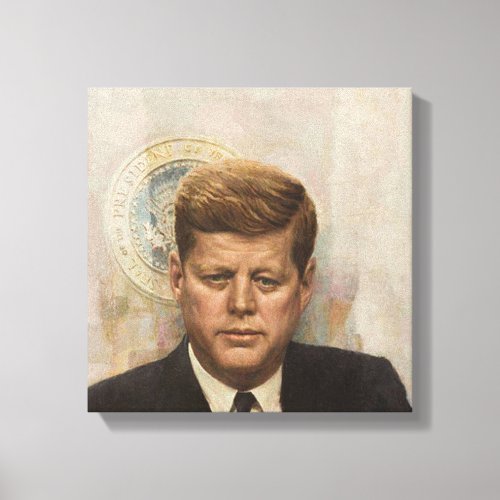 JFK  Presidential Seal Canvas Print
