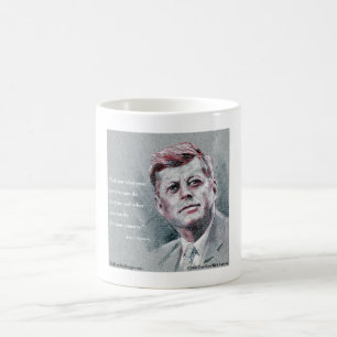 JFK & Quote Coffee Mug