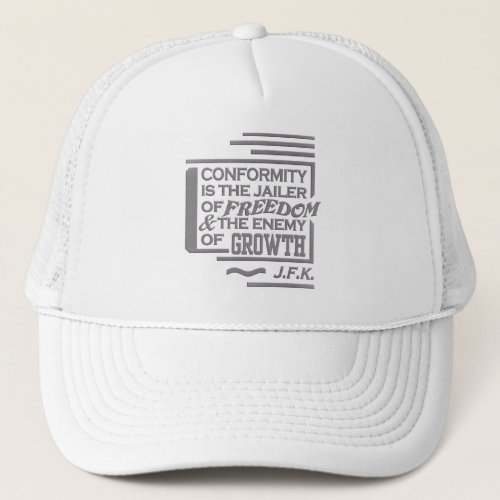 JFK quote hat _ choose color