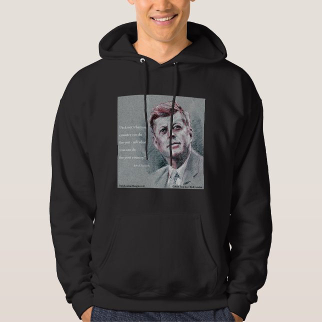 JFK & Quote Hoodie (Front)