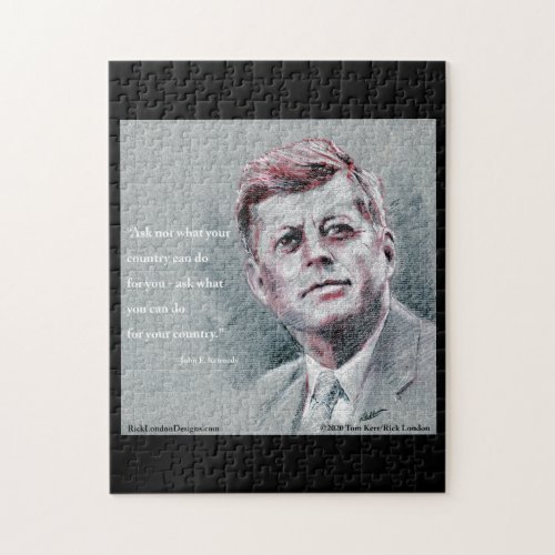 JFK  Quote Jigsaw Puzzle