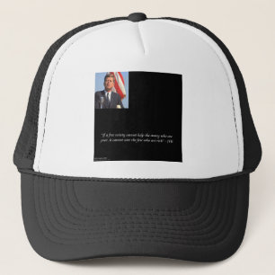 JFK Saving The Rich & Poor Quote Trucker Hat