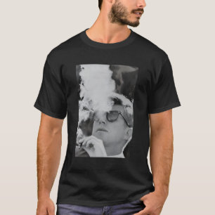 Jfk Smoking With Shades John F Kennedy President T-Shirt