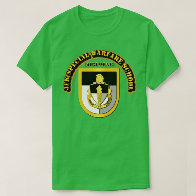 JFK Special Warfare School Flash T-Shirt (Design Front)