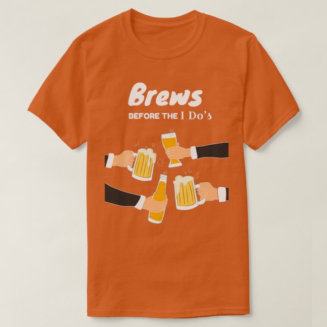 JGA Bachelor Bews Junggesellenabschied T-Shirt (Design Front)