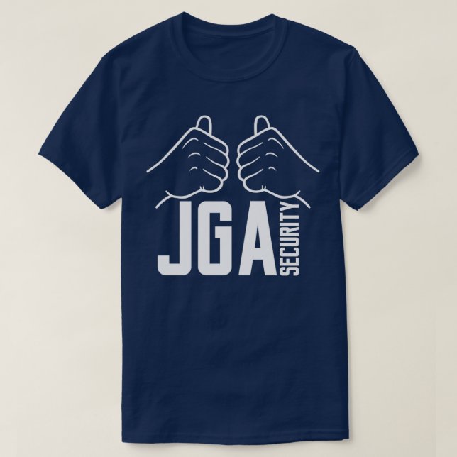 JGA Bachelor Party Security Management Gift 1 T-Shirt (Design Front)