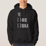 Jga Te Aamo Tequila Bridal Party Bachelorette Enga Hoodie<br><div class="desc">Jga Te Aamo Tequila Bridal Party Bachelorette Engagement Party</div>