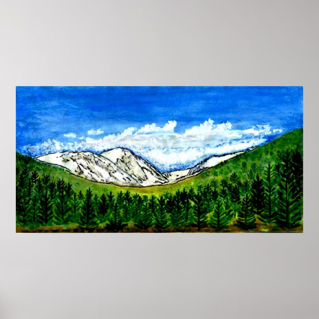 jGibney Breckenridge CO 1999art300dpi 78x40 Poster (Front)