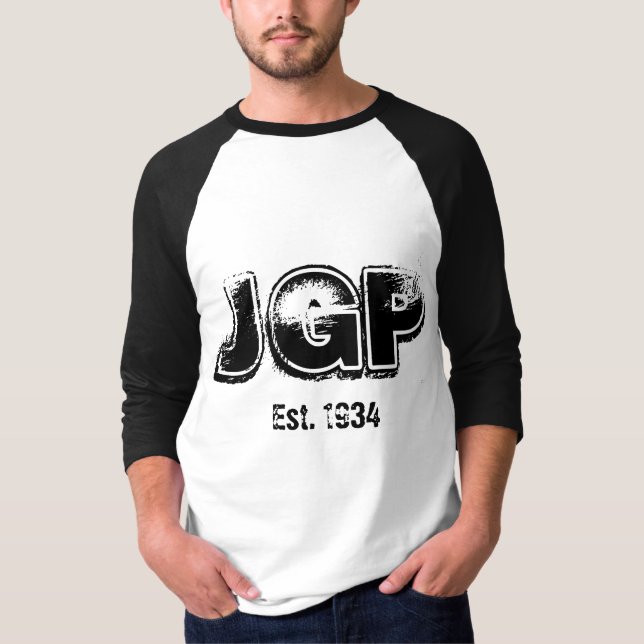 JGP 1934 baseball T-Shirt (Front)