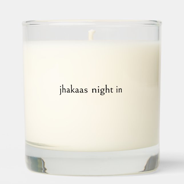 Jhakaas Night In - Bollywood-Inspired Scented Candle (Front)