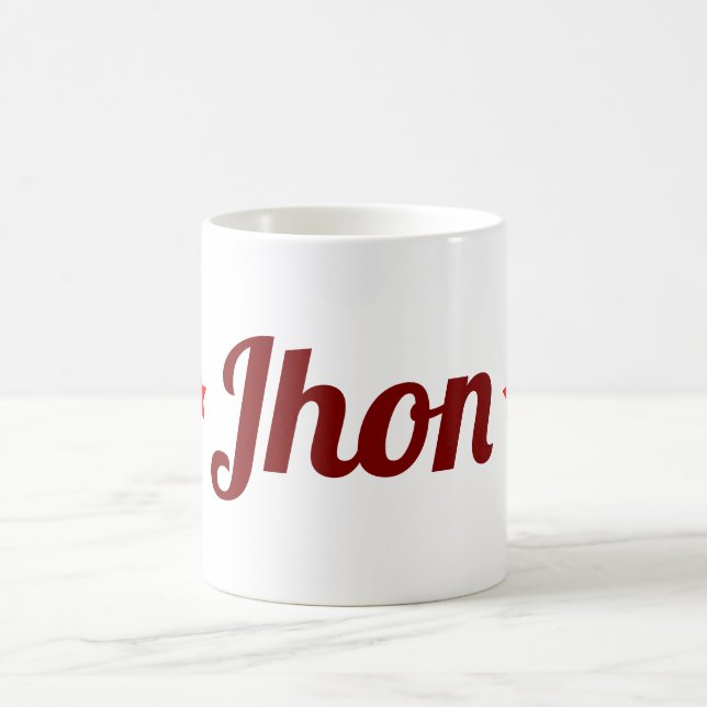 JHON Lettering Mug (Center)