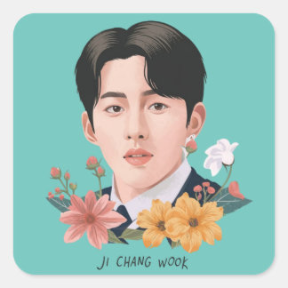 Ji Chang Wook Square Sticker