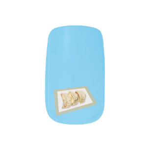Jiaozi / Chinese dumplings cartoon illustration Minx Nail Art