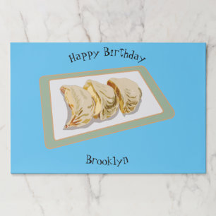 Jiaozi / Chinese dumplings cartoon illustration Paper Pad