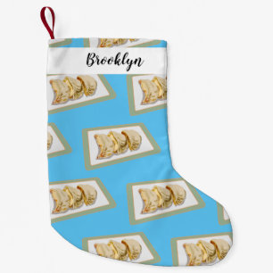 Jiaozi / Chinese dumplings cartoon illustration Small Christmas Stocking