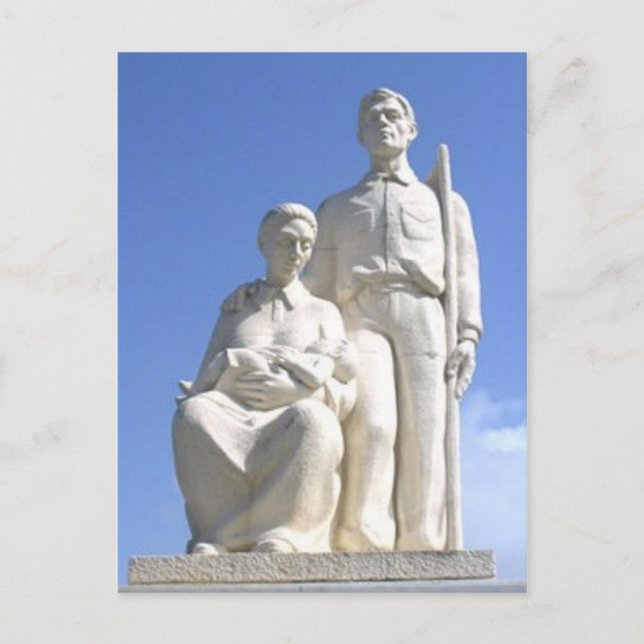 Jibaro Monument Postcard (Front)