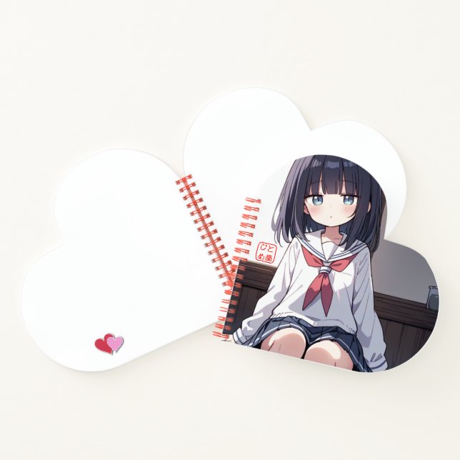 Jibutsudo Heart Note Notebook (Inside)