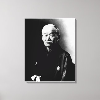 Jigoro Kano Wrapped Canvas Print