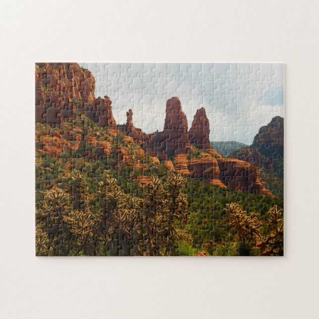 Jigsaw, Beautiful Sedona Desert, Red Rocks Jigsaw Puzzle (Horizontal)