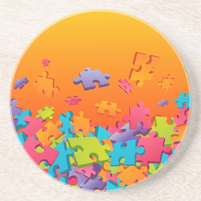 Jigsaw Drink Coaster (Front)