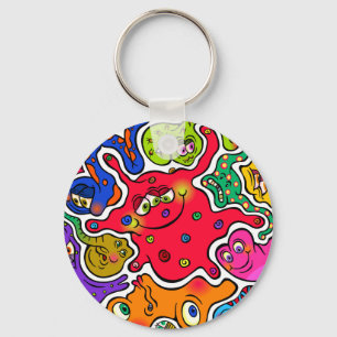 Jigsaw Germs Keychain
