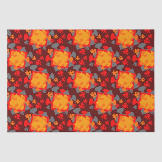 Jigsaw Jumble Tissue Paper (Front)