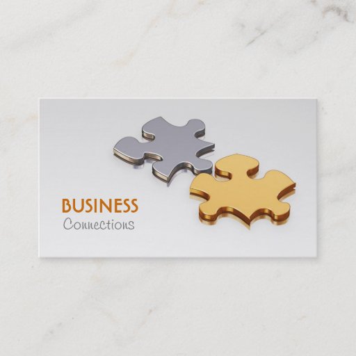 Customizable Jigsaw Pieces Business Card