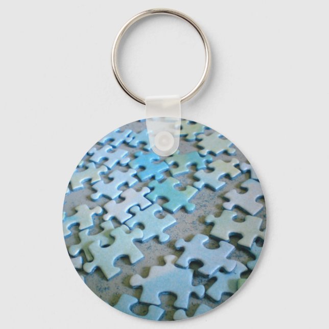 Jigsaw Pieces Keychain (Front)