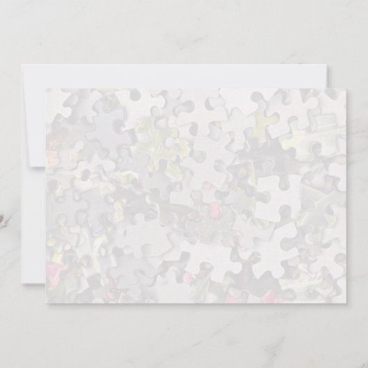 Jigsaw puzzle background (Back)