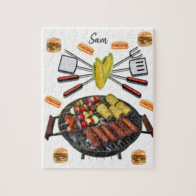 Jigsaw Puzzle Barbecue (Vertical)
