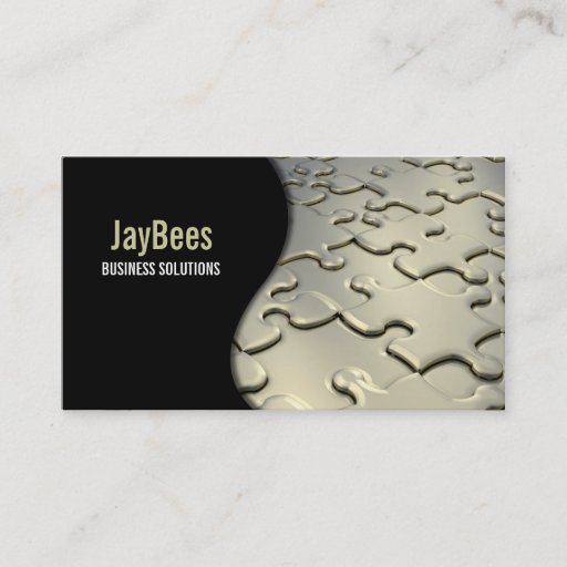 Customizable Jigsaw Puzzle Business Card