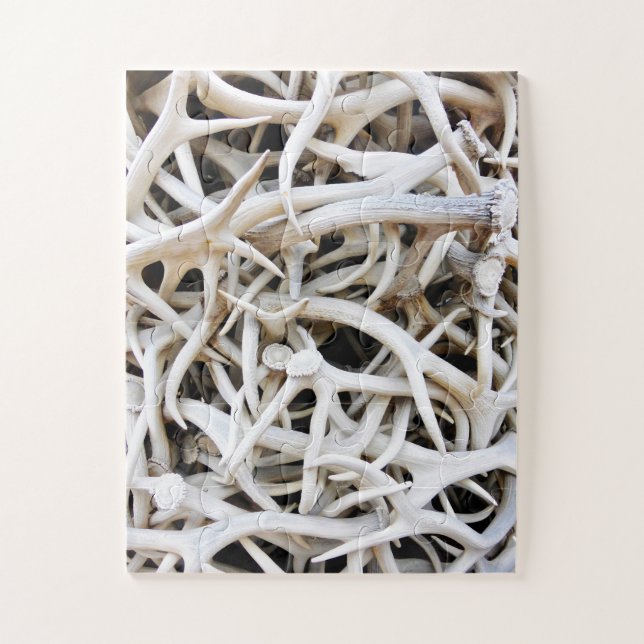 Jigsaw Puzzle Elk Antlers (Vertical)