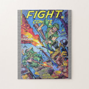 JIGSAW PUZZLE - Fight Comics #82 Comic Book Cover