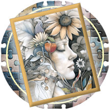 JIGSAW PUZZLE - Flower Girl #1