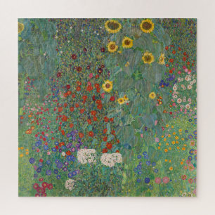 JIGSAW PUZZLE: GUSTAV KLIMT: FARM GARDEN JIGSAW PUZZLE