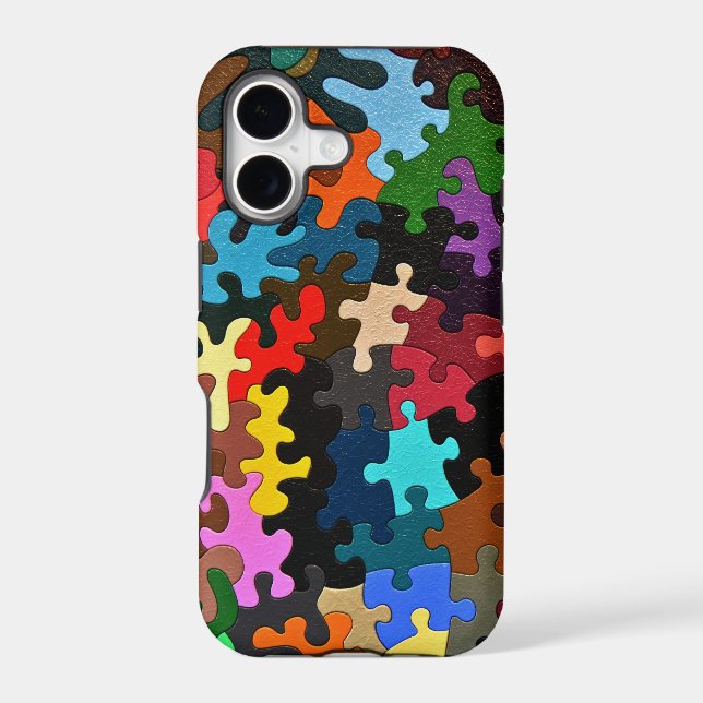 Jigsaw Puzzle Iphone Case (Back)