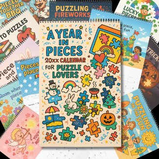 Jigsaw Puzzle lovers gift A Year in Pieces – 2026 
