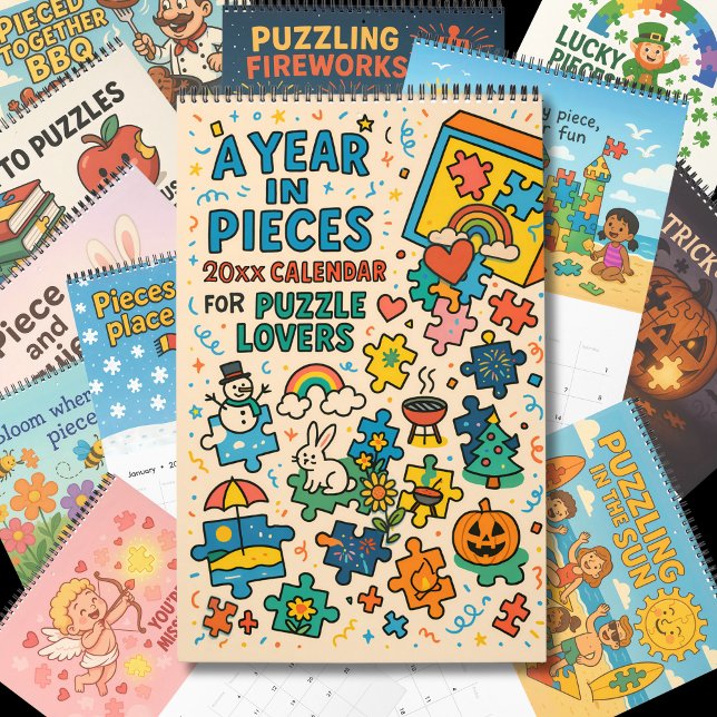 Jigsaw Puzzle lovers gift A Year in Pieces – 2026  Calendar (Creator Uploaded)