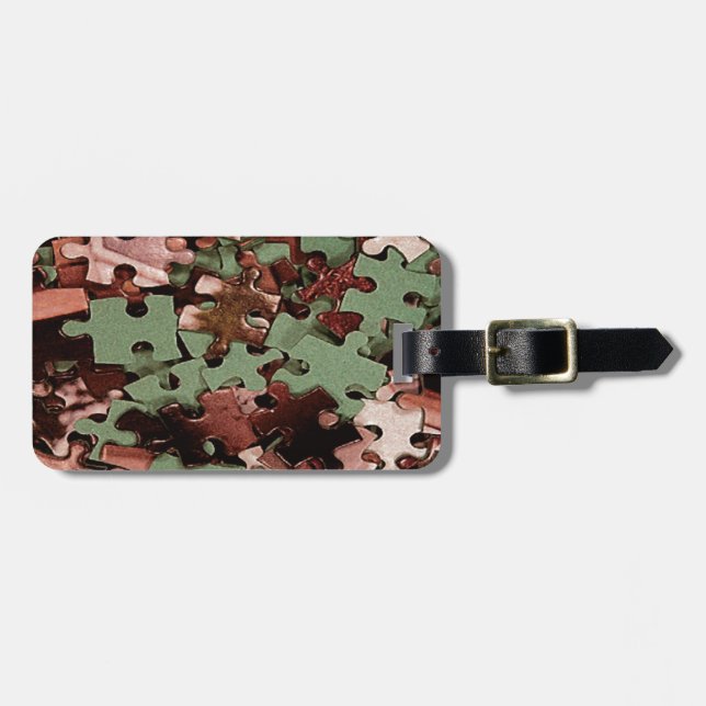 Jigsaw Puzzle Luggage Tag (Front Horizontal)