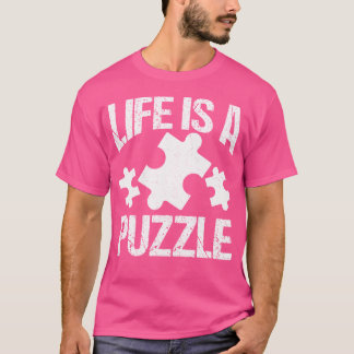 Jigsaw Puzzle Master Puzzle Lover T-Shirt