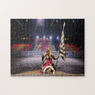 Jigsaw Puzzle - Medieval Knight on Horse
